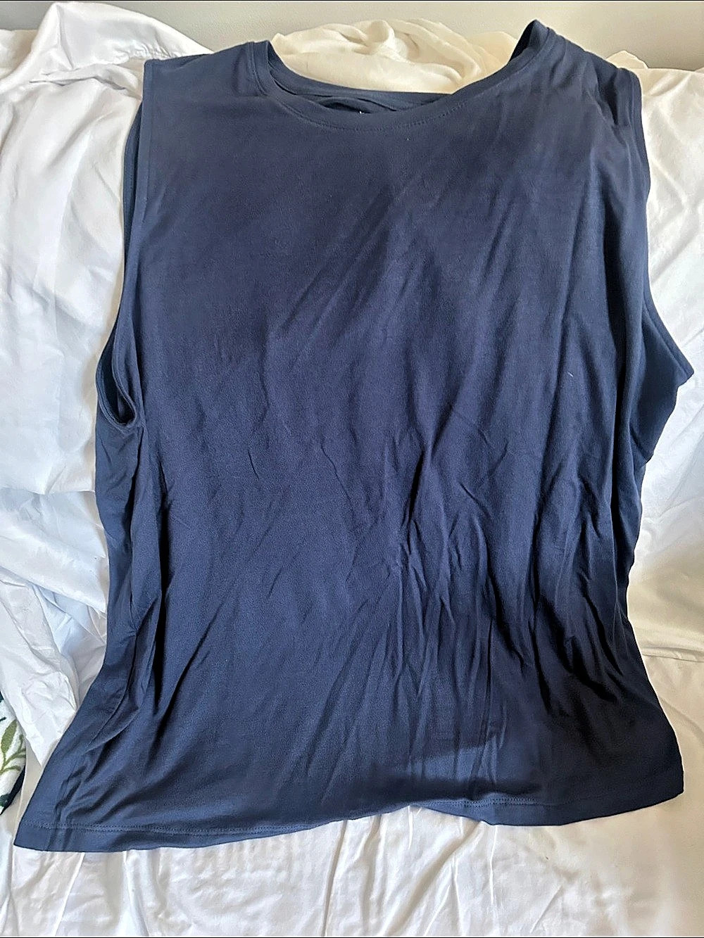 Nine West Soft Spun Tank Top Bundle Blue & White XL